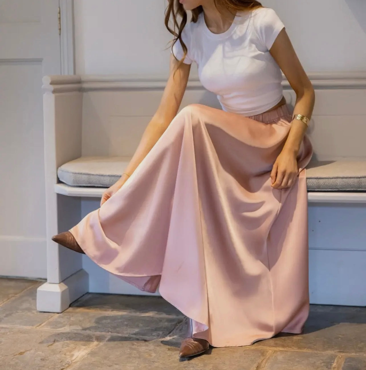 Timeless Satin Maxi Skirt