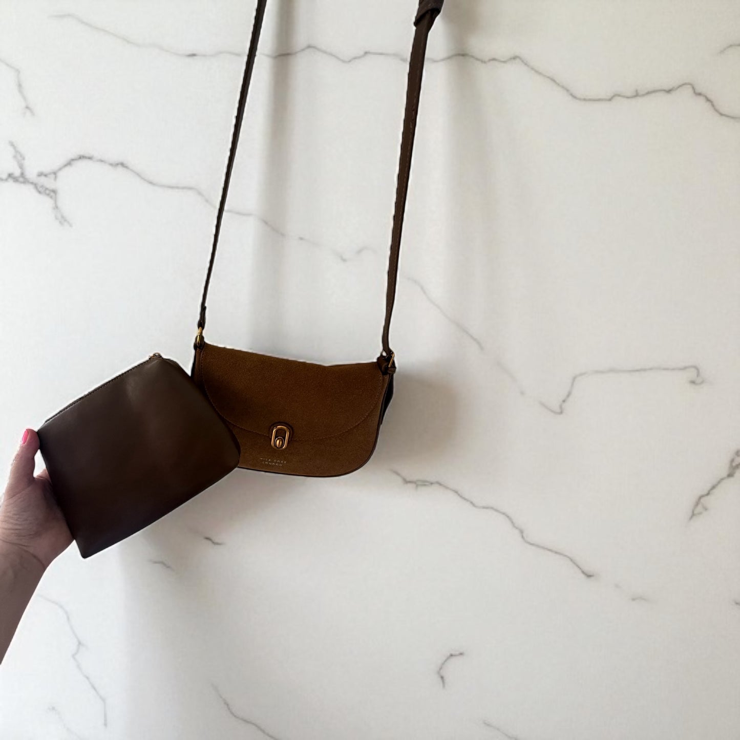 Alexia Clutch Bag with Attachable Cross Body Strap