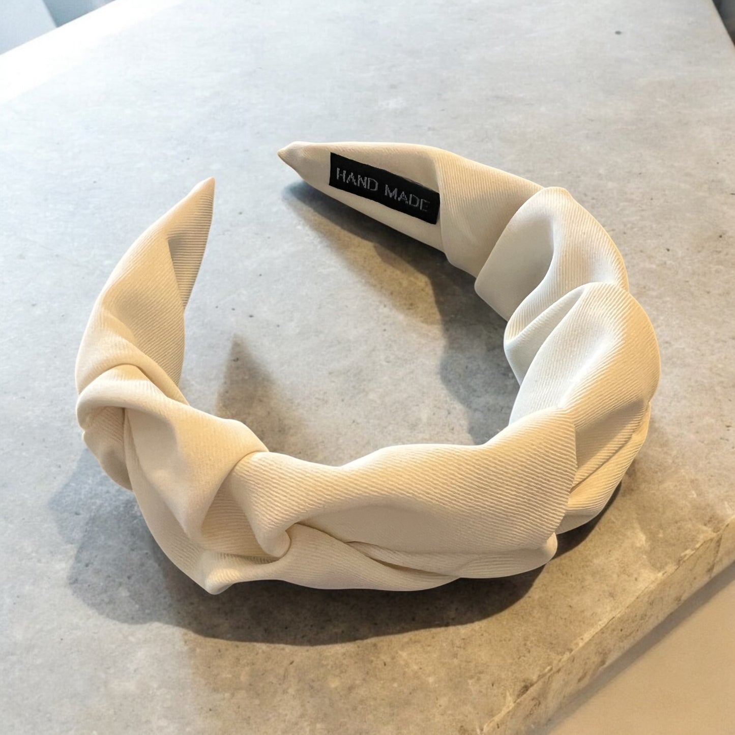 Handmade Rouged Hairband Ash Blue