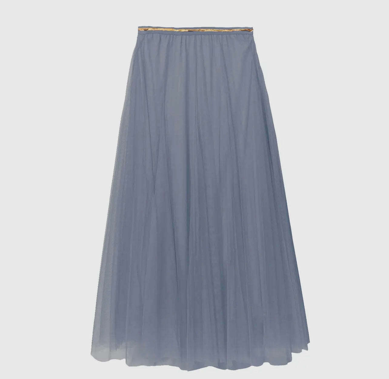 Glamour & Grave Elegant Tulle Midi Skirt in Sage