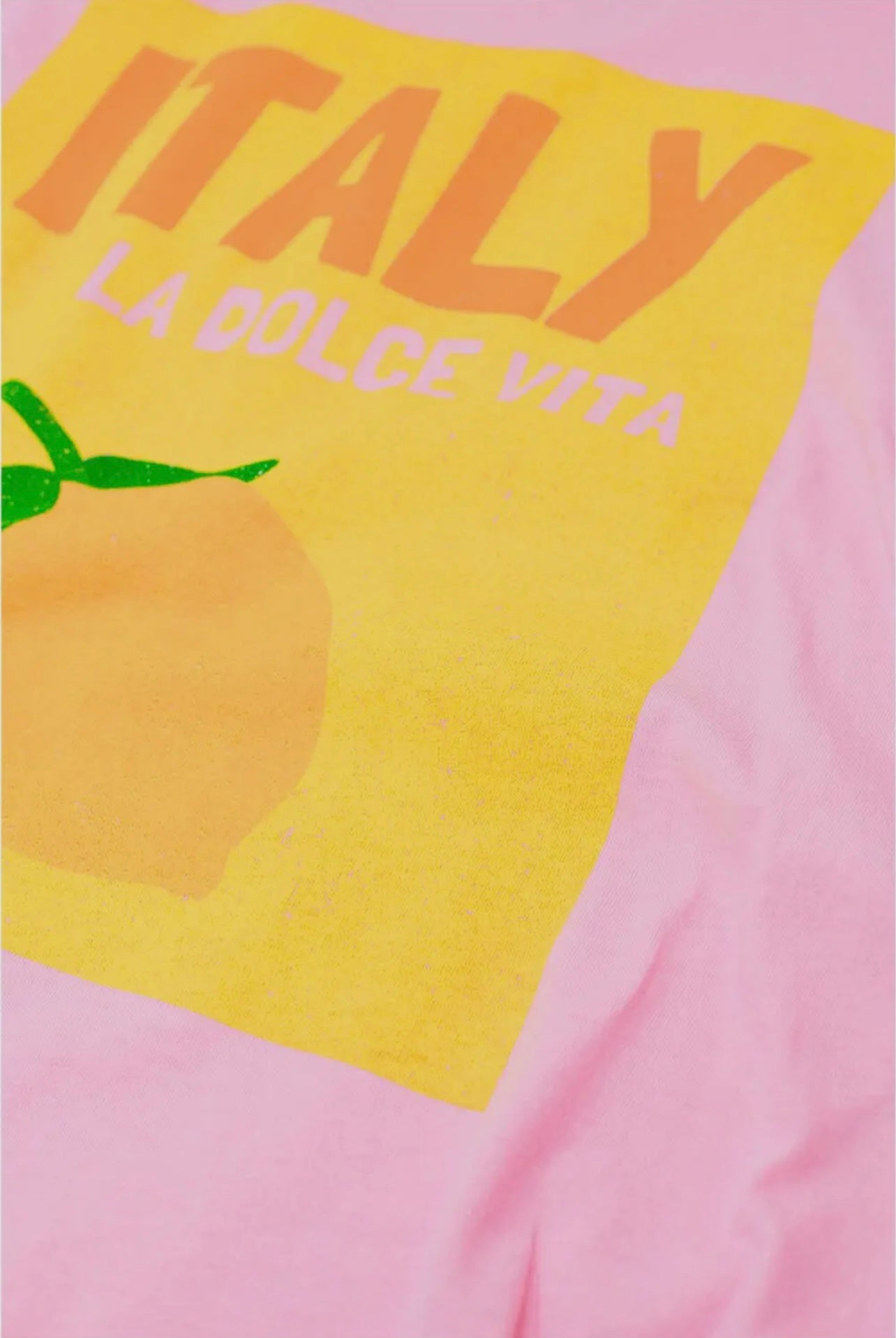 Italy La Dolce Vita Baby Pink T-Shirt