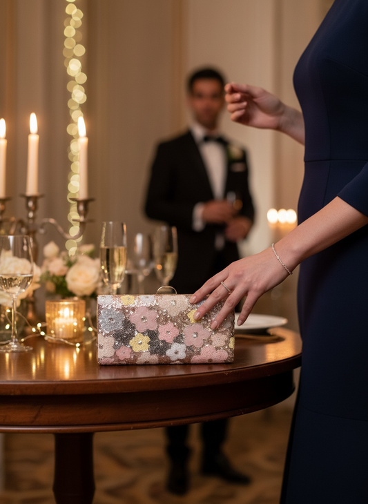 Anastasia Blossom Clutch Bag