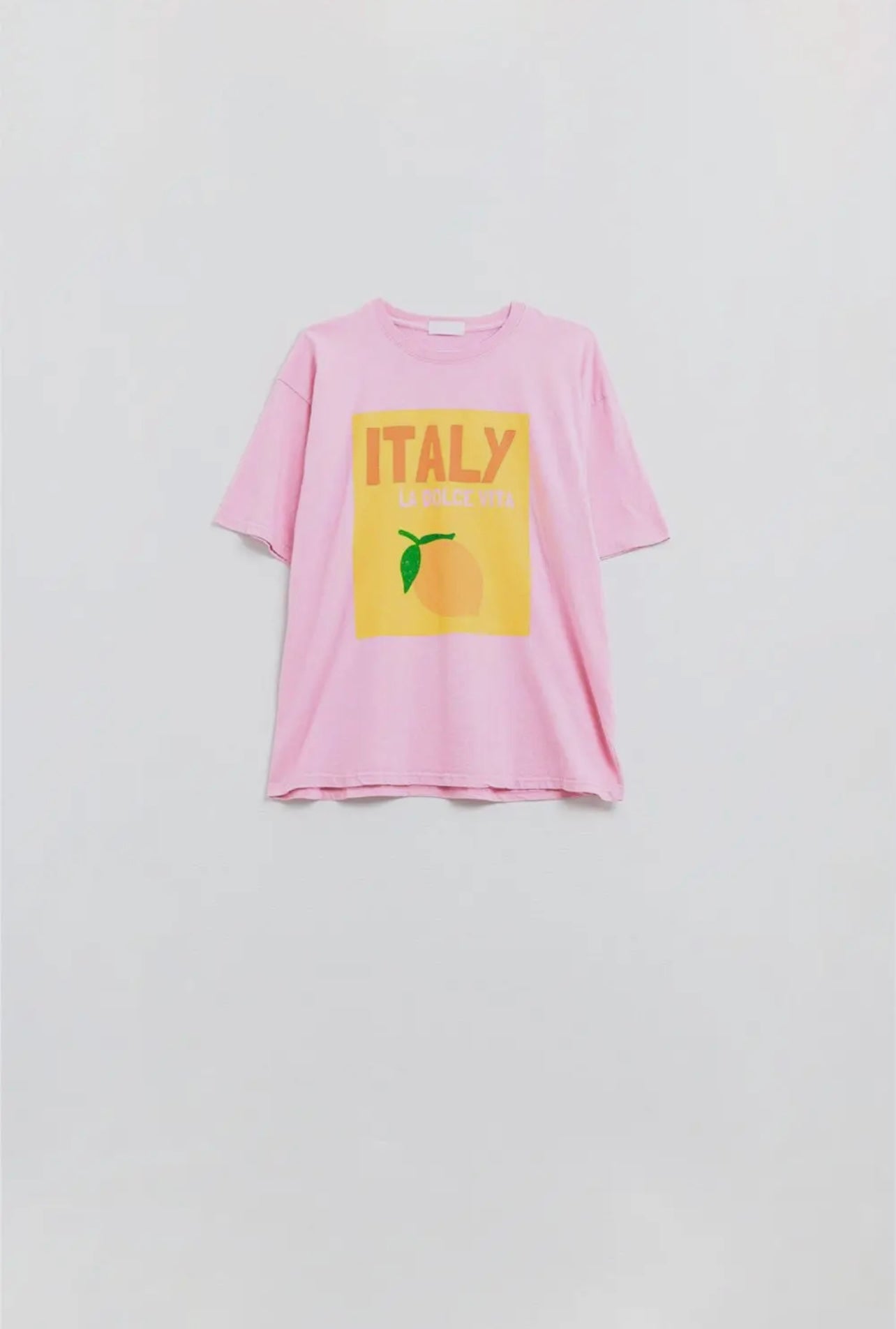 Italy La Dolce Vita Baby Pink T-Shirt