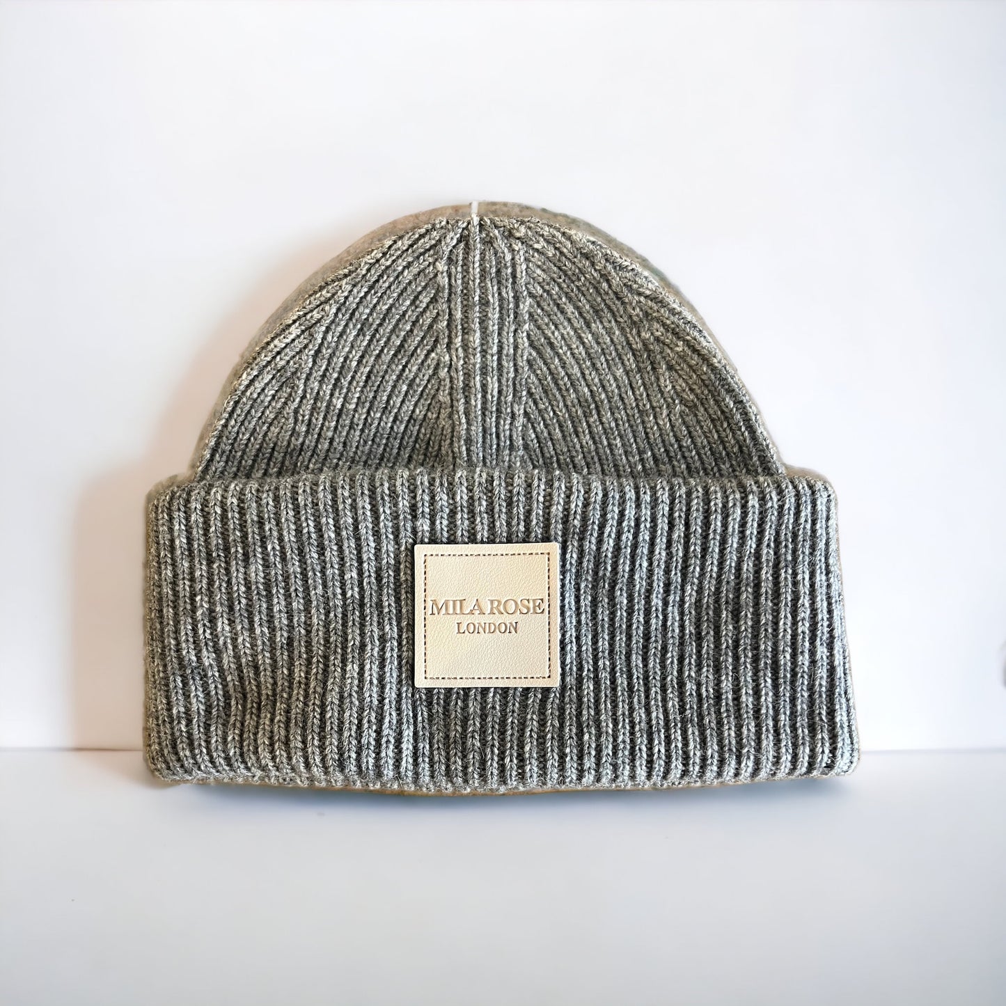 Winter Wool Hat Beanie Hat Grey