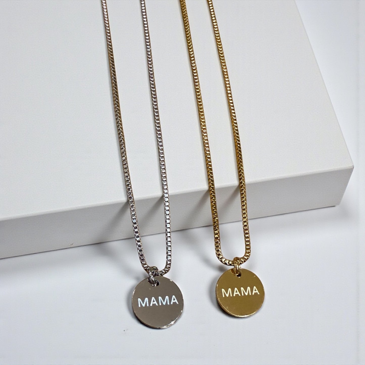 Mama Necklace Love Links Gold Necklace