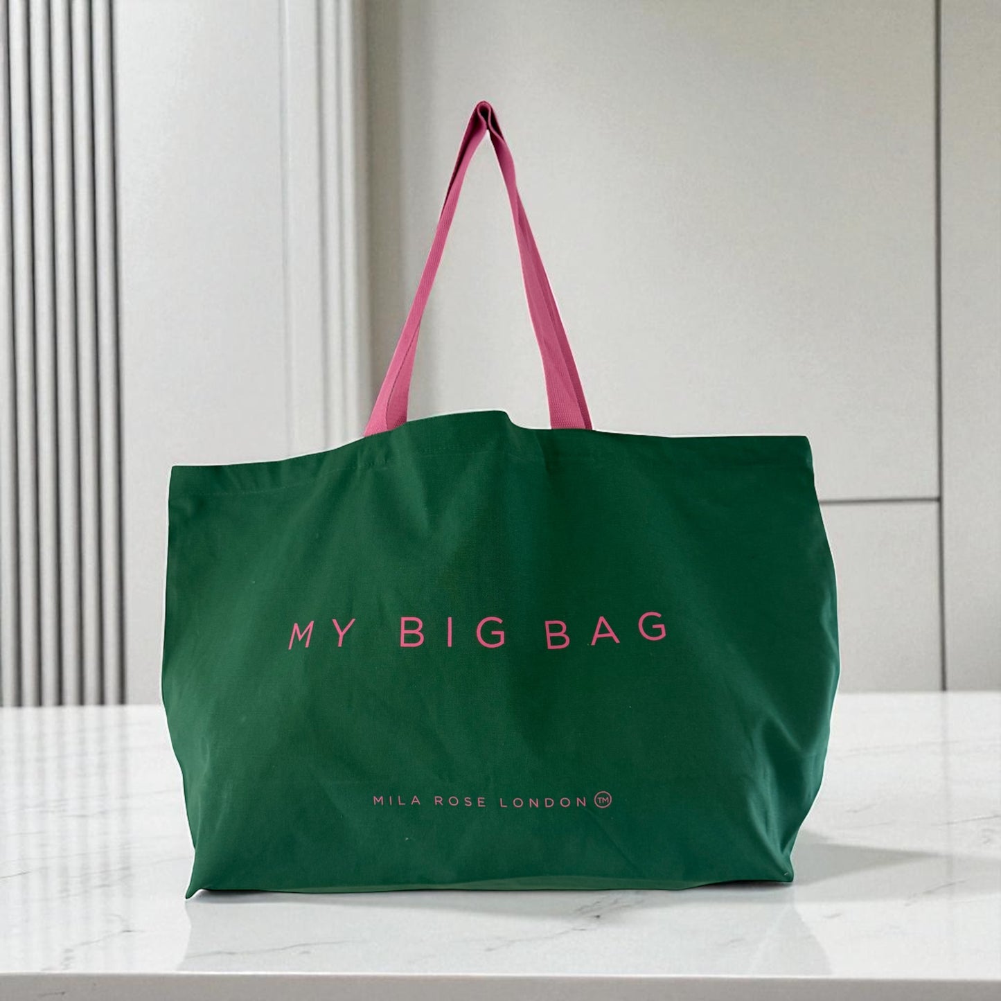 Oversized Canvas Tote Shopper Bag