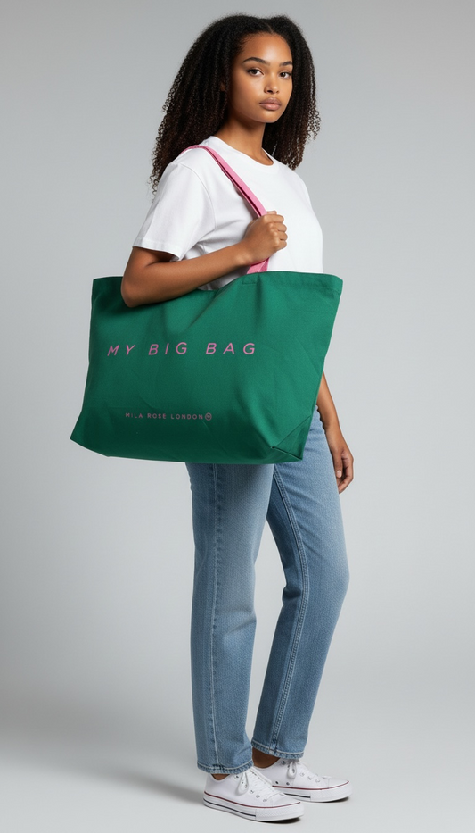 My Big Bag Oversized Shopper Tote Bag