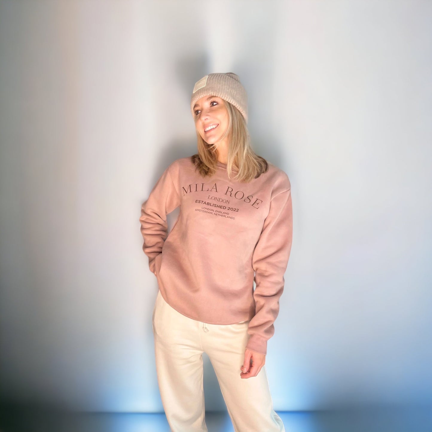 Oversized Sweatshirt Dusky Pink