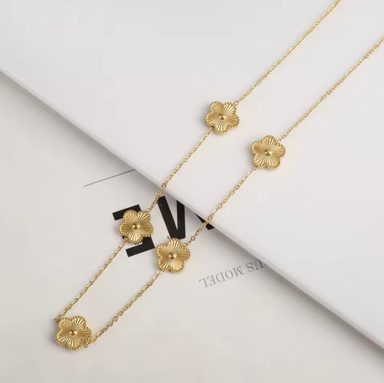 Blooming Elegance Jewellery Set in Rose Gold