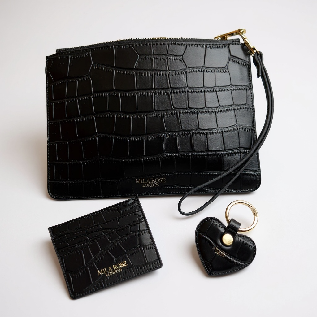 Leather Card Holder & Key Ring