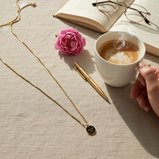 Infinity Love Links Necklace Gold Mum Necklace
