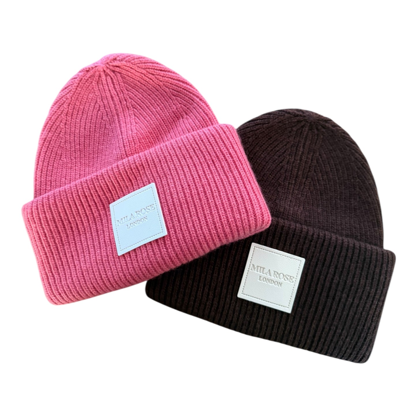 Winter Wool Hat Beanie Chocolate Brown