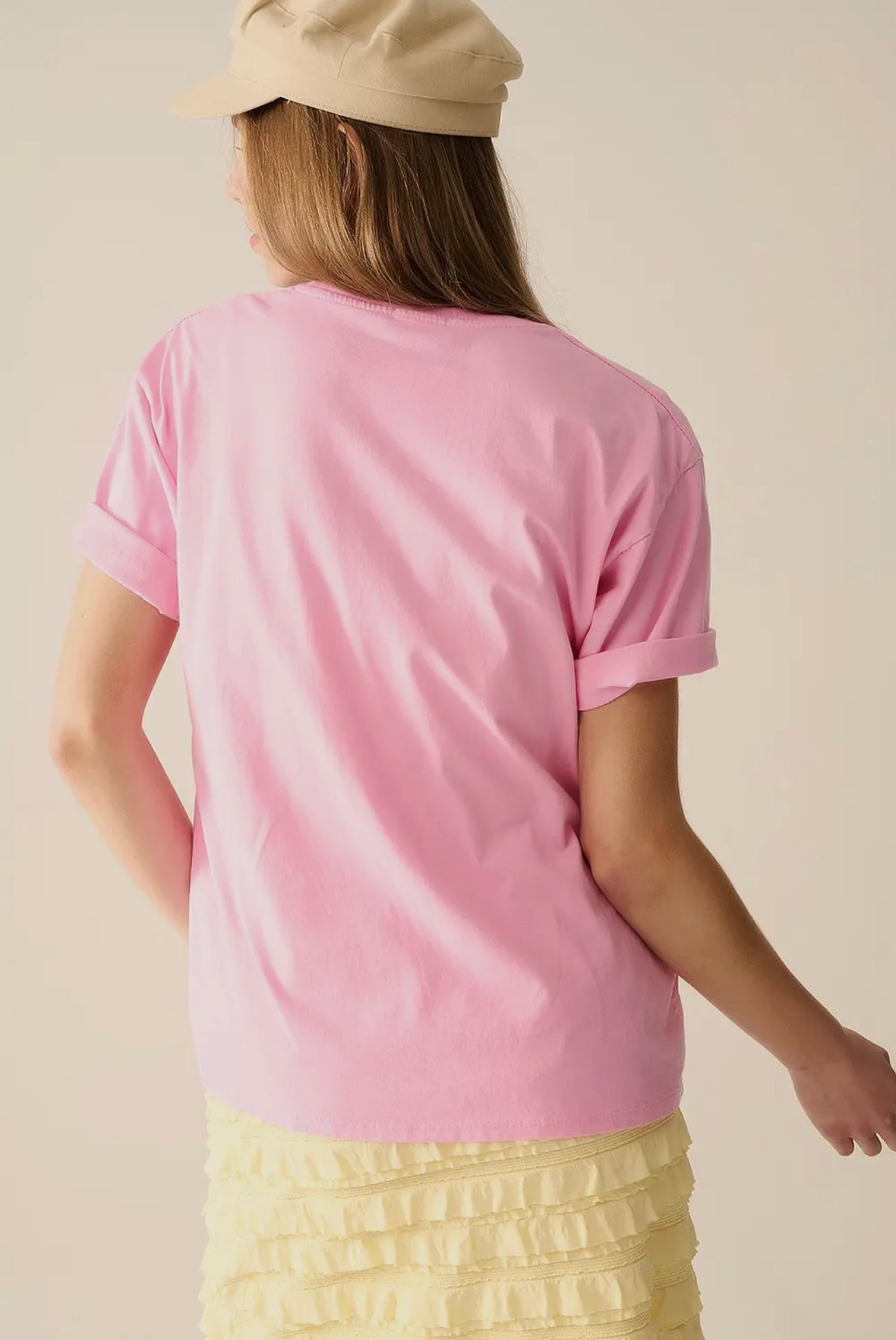 Italy La Dolce Vita Baby Pink T-Shirt
