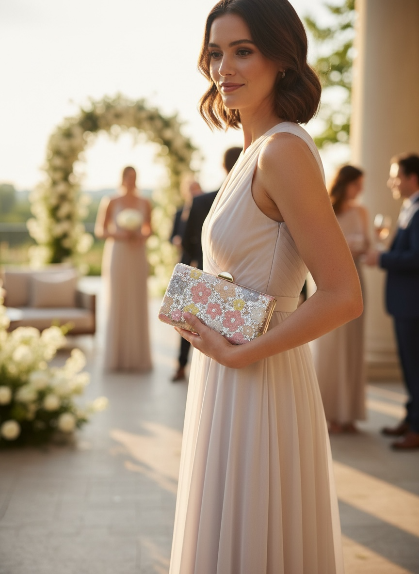 Anastasia Blossom Clutch Bag