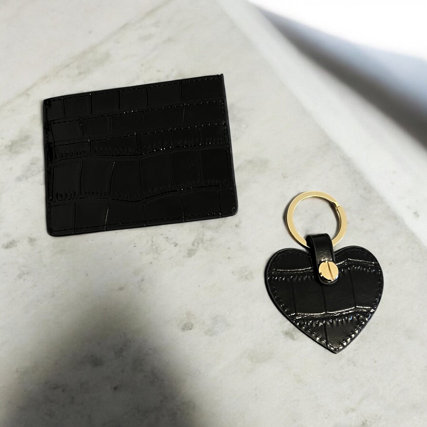 Leather Card Holder & Key Ring