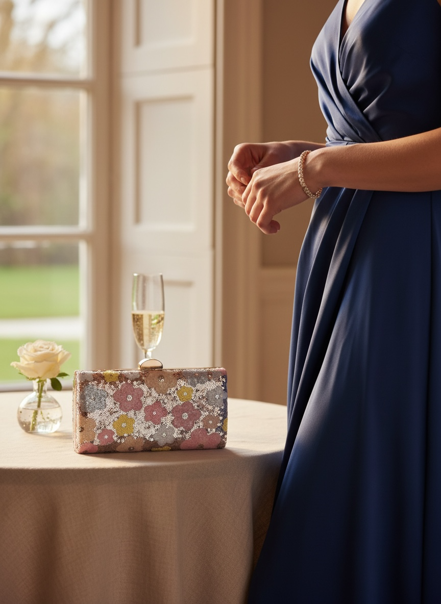 Anastasia Blossom Clutch Bag