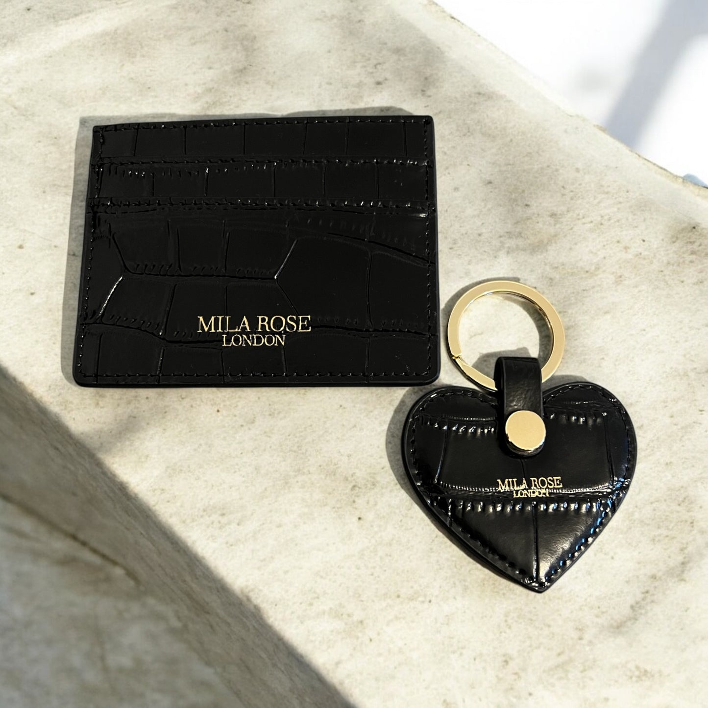 Leather Card Holder & Key Ring