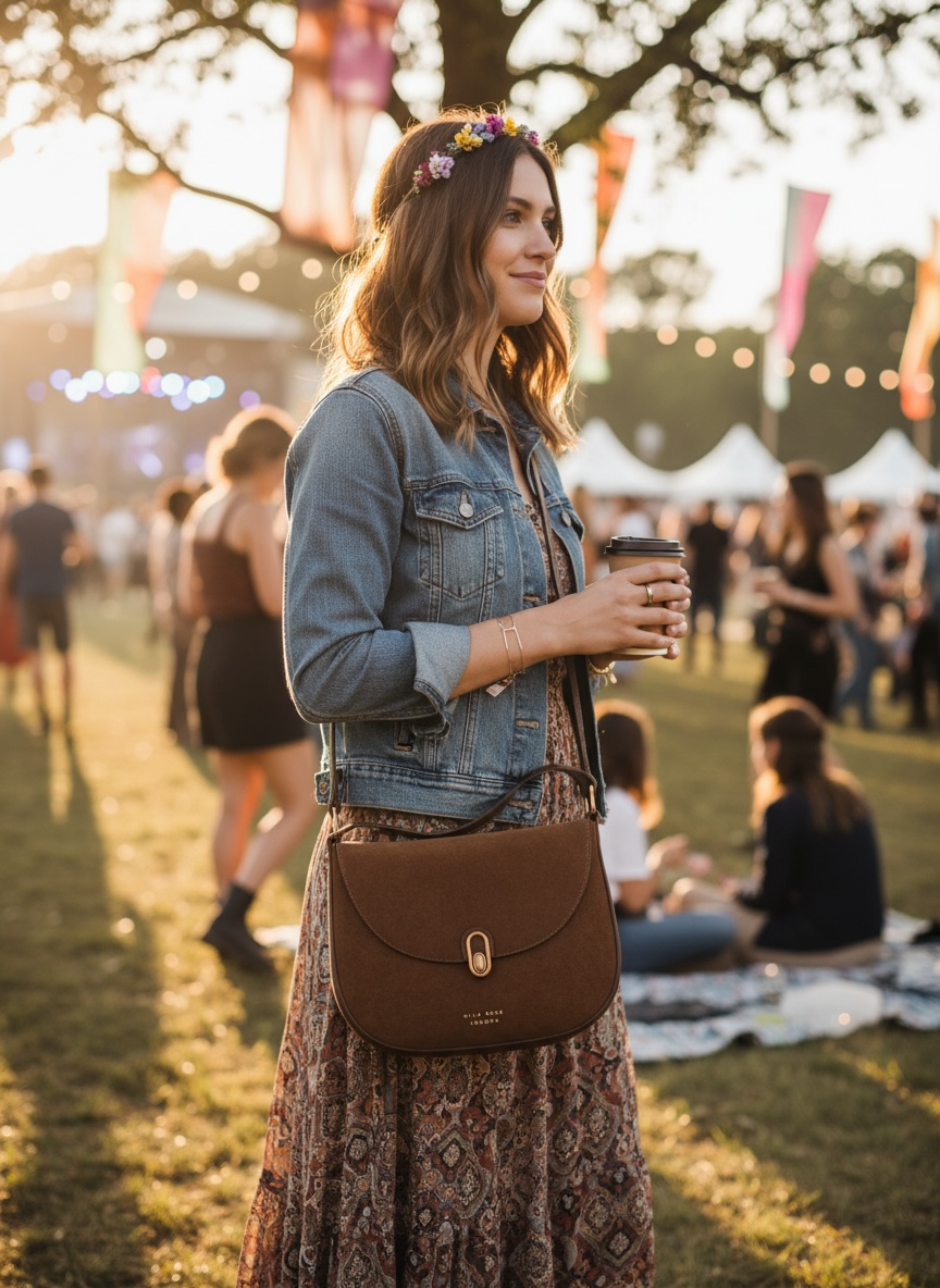 Saddle Crossbody Bag