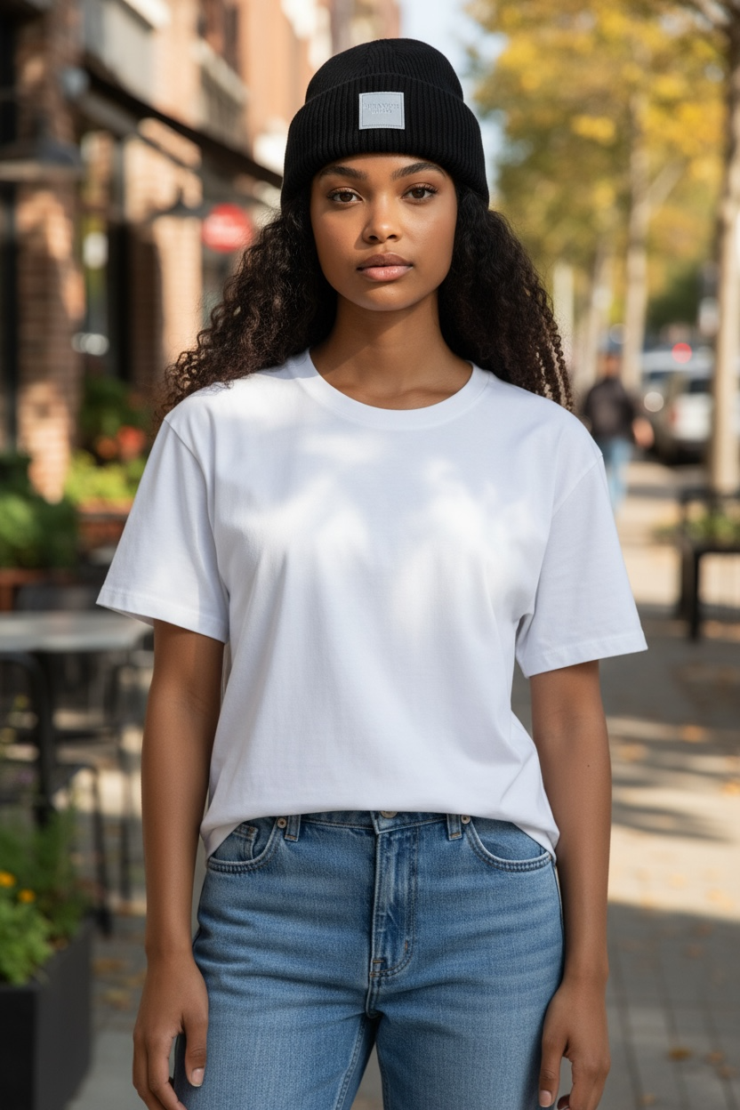 Winter Wool Hat Beanie Hat Dusky Black