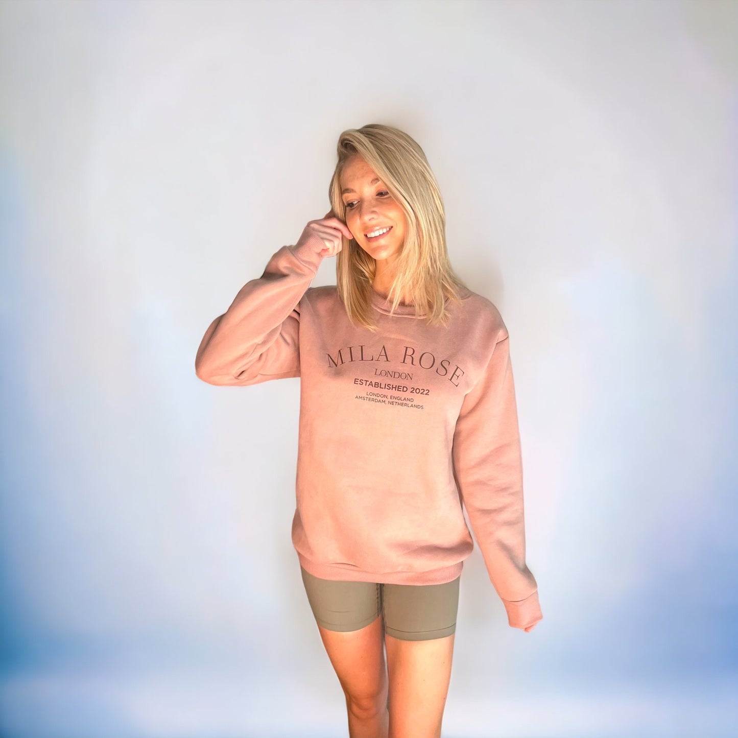 Oversized Sweatshirt Dusky Pink