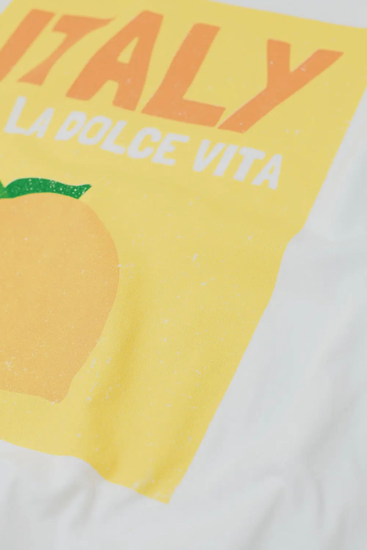 Italy La Dolce Vita Baby White T-Shirt
