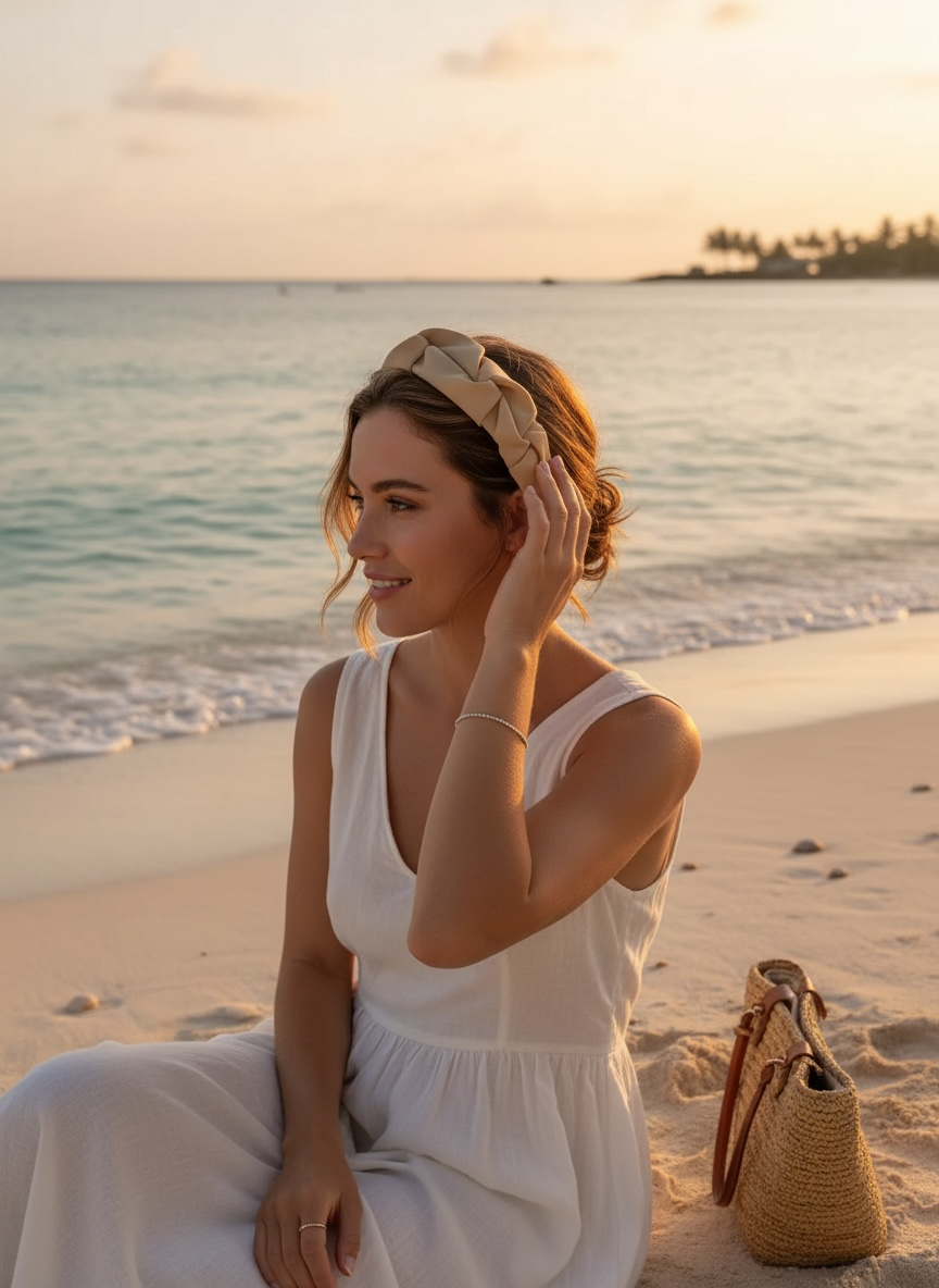 Ruched Fabric Headband