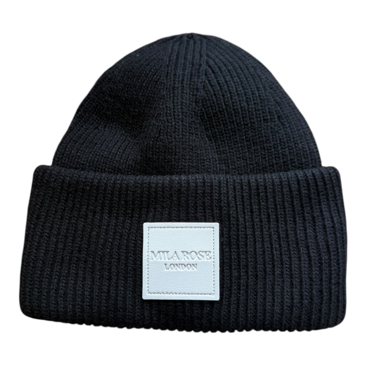 Winter Wool Hat Beanie Hat Dusky Black
