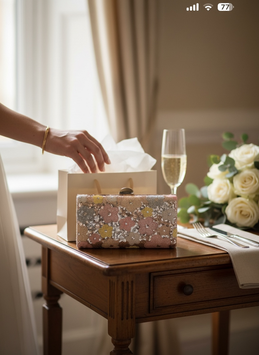 Anastasia Blossom Clutch Bag