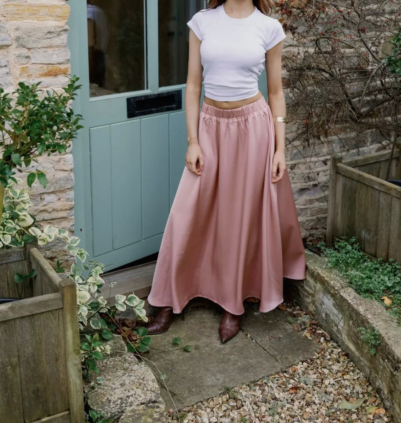 Timeless Satin Maxi Skirt