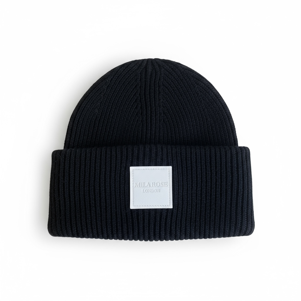 Winter Wool Hat Beanie Hot Pink