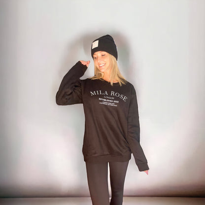 Oversized Sweatshirt Black