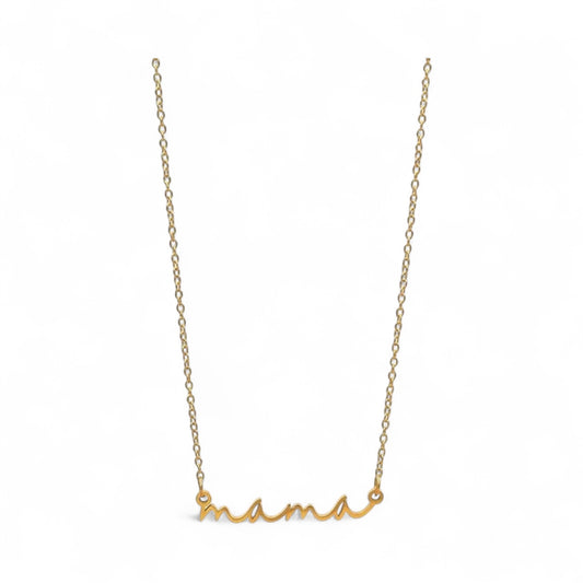 Mama Necklace in Gold