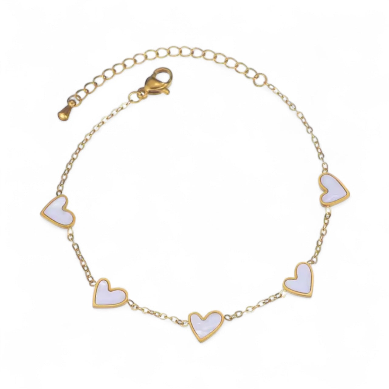 Sweetheart Bracelet White