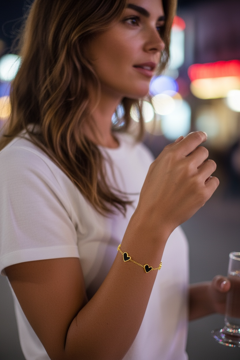 Sweetheart Bracelet White