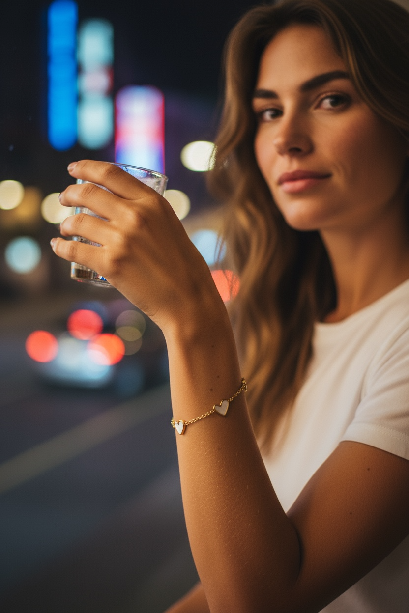 Sweetheart Bracelet White