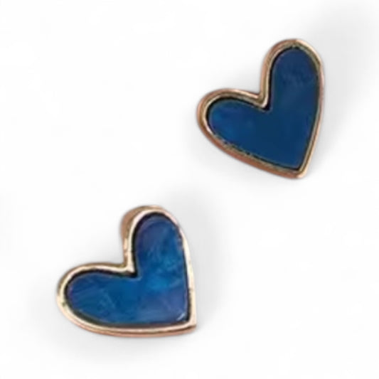 Sweetheart Earrings Blue