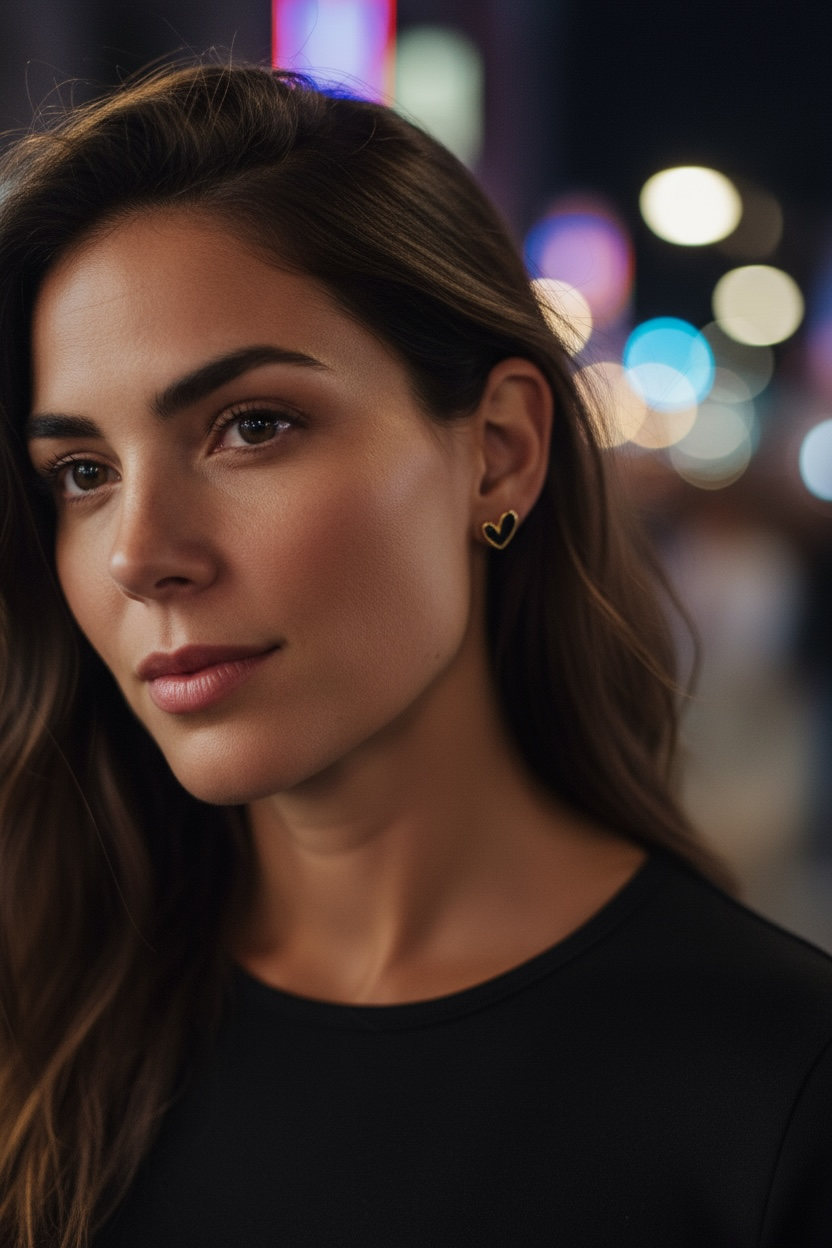 Red Sweetheart Earrings