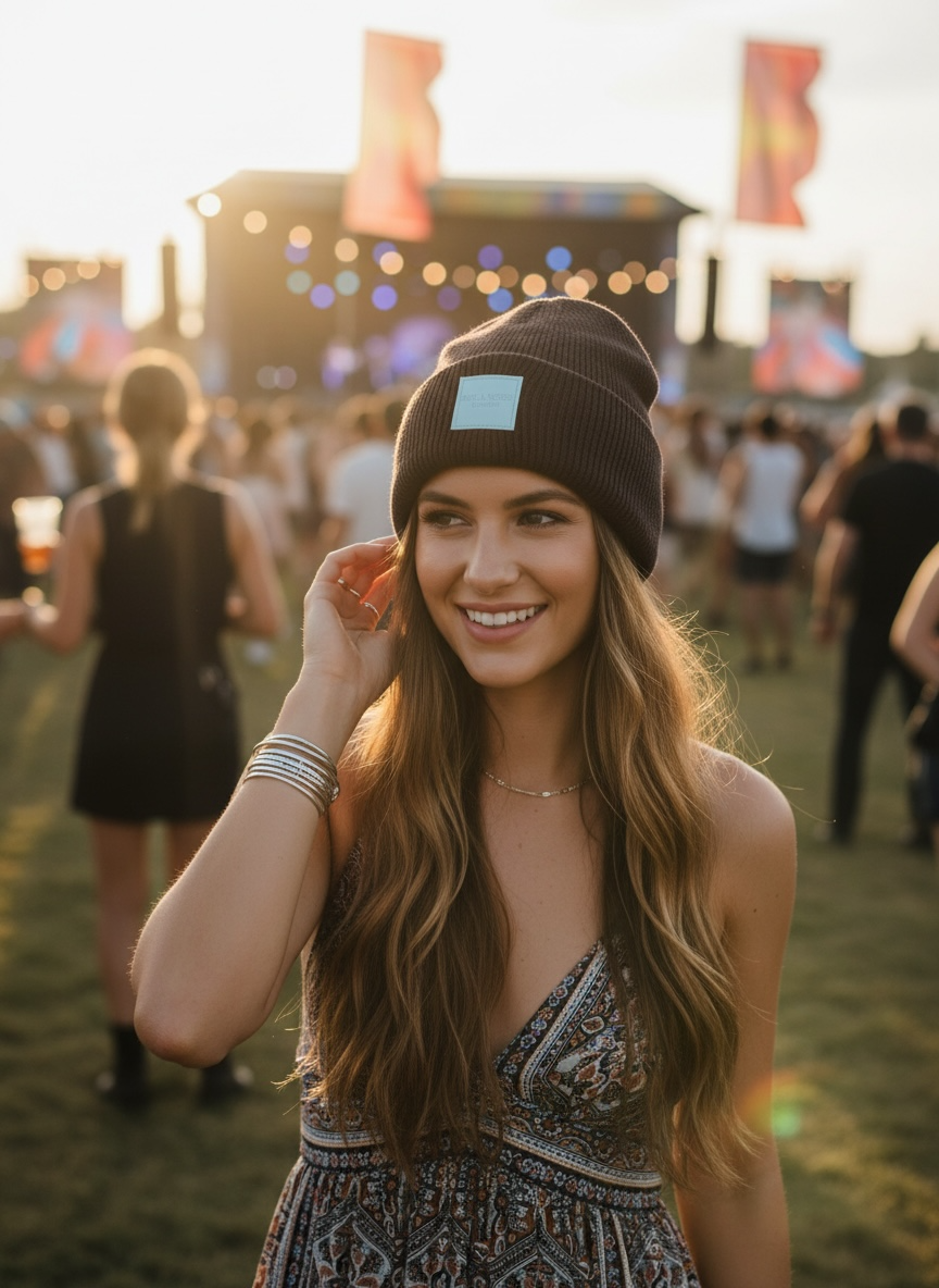 Winter Wool Hat Beanie Hat Dusky Black